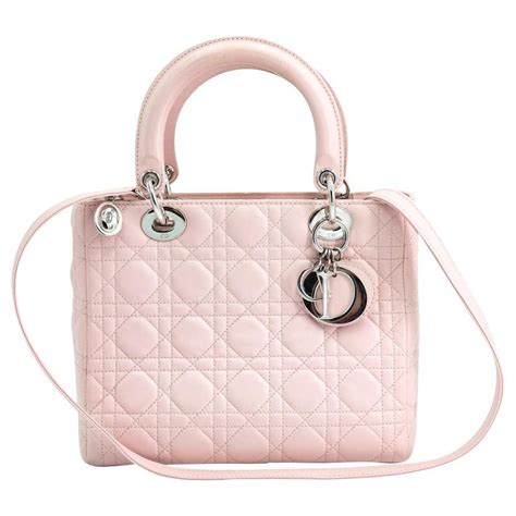 light pink lady dior bag|christian Dior pink bag.